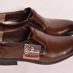 کفش مردانه چرم قهوه ای