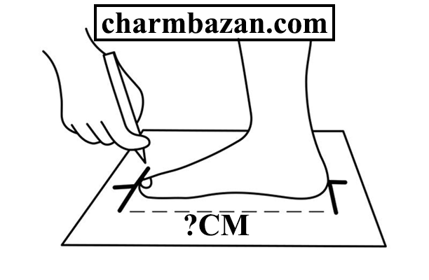 اندازه گیری سایز پا