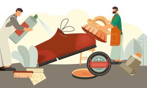 نحوه تمیز کردن کفش با جنسهای مختلف چرم بازان charmbazan