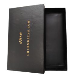 کیف پول چرم مردانه کتی لاکچری مشکی