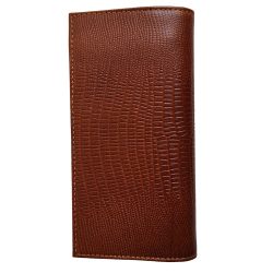 کیف پول چرم طبیعی کتی قهوه ای